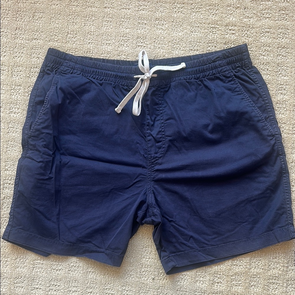 J Crew Men’s Navy Drawstring Shorts